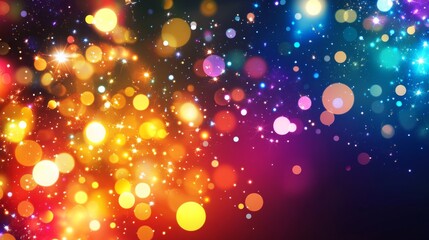 Wall Mural - a vibrant festival lights gradient background.featuring bright colors and sparkles.emphasizing celeb