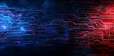 Digital technology background, with a focus on stocks, generative models, and AI