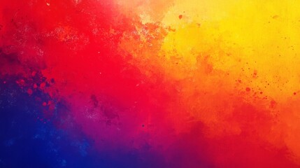 Wall Mural - a vibrant fiesta gradient background.featuring bright reds, yellows, and blues.emphasizing the festi