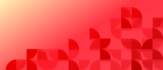 Wall Mural - circle geometric abstract background