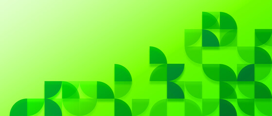 Wall Mural - circle geometric abstract background