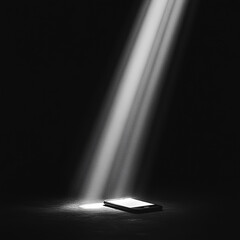 Wall Mural - Phone in Spotlight