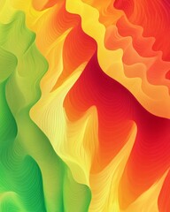 Wall Mural - a vibrant gradient background with carnival parade colors.featuring bright pinks, yellows, and green