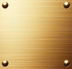 Wall Mural - shiny gold textured metal plate with brushed surface reflective and smooth detailed gold sheet with 