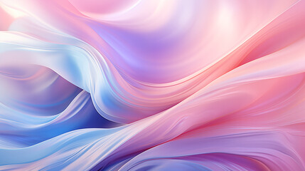 Wall Mural - A pink and blue wave pattern