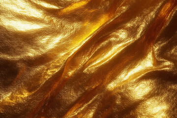 Wall Mural - shimmering gold textured metal surface with rich sheen perfect for luxury backgrounds and elegant ar