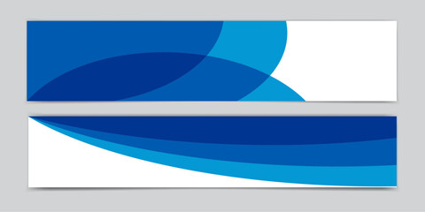 Wall Mural - divider header for app, banners or posters. set of template dividers shapes for website. curve lines