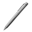 © nancy - A silver pen with a black clip. Transparent Png. Generative Ai.