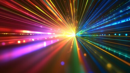 Light Diffraction and Color Patterns