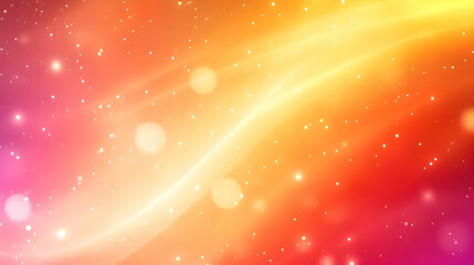 Canvas Print - a colorful abstract gradient blending seamlessly from warm to cool tones, illuminated by soft glowin