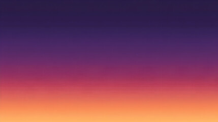 Wall Mural - a minimalist gradient background with glowing hues transitioning seamlessly from purple to orange
