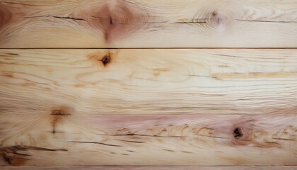 Poster - natural wood texture with light beige tones, distinctive grain patterns, and knotted details ideal for background or design projects

