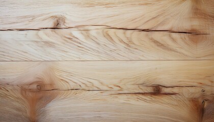 Poster - natural wood texture with light beige tones, distinctive grain patterns, and knotted details ideal for background or design projects

