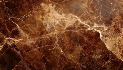 Aufkleber - rich brown marble texture with golden veins for luxury interior design, artistic background, or premium branding visuals