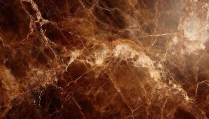 Aufkleber - rich brown marble texture with golden veins for luxury interior design, artistic background, or premium branding visuals