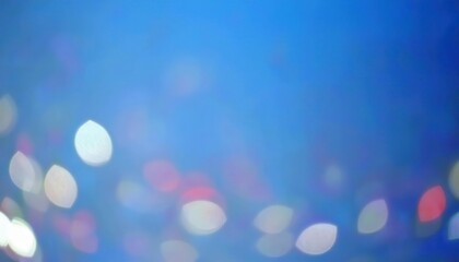 Fototapete - ethereal bokeh light gradient in vibrant blue tones with soft focus, ideal for abstract background, dreamy designs, or overlays