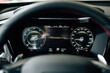 © Hanna - Close up shot of a speedometer in a car. Car dashboard with details