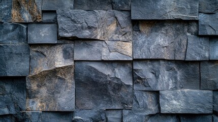 Canvas Print - industrial stone wall texture for modern design and architectural backgrounds