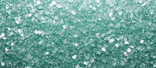 Wall Mural - shimmering mint green glittering texture on a smooth surface with abundant empty space for personali