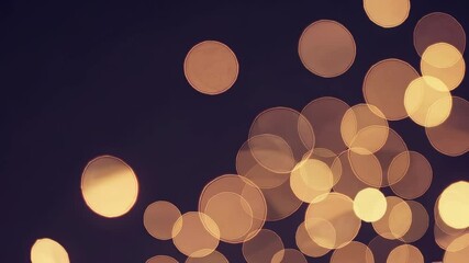 Aufkleber - Bright and enchanting bokeh lights create a magical atmosphere at night
