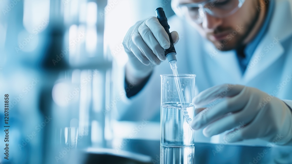 Scientists analyze drinking water samples for microplastic ...