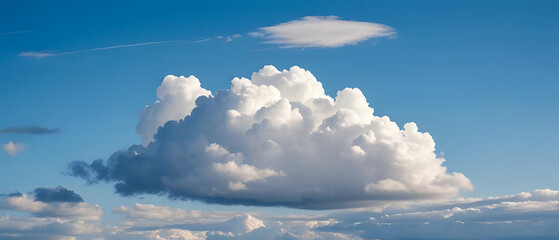 Wall Mural - the cloud scape from flight: endless softness, aerial cloud scape: floating cotton - candy worlds