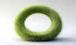 © Maryanto - Grass ring portal, white background, nature, 3D render, eco design