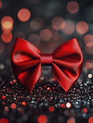 Wall Mural - Red Bow Ribbon