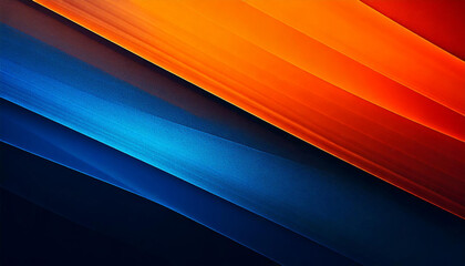 Wall Mural - abstract geometric dark blue and orange square theme overlap background for graphic design.