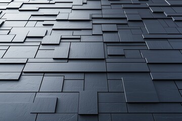 Wall Mural - textured dark surface with geometric shapes and patterns