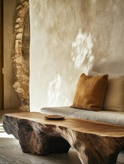 Wall Mural - Contemporary Rustic Living Room Furniture