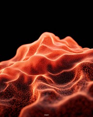 Aufkleber - Neon Luminescence in Abstract Supernova Remnant Textures for High-Impact Digital Art and Marketing in Tech Innovation