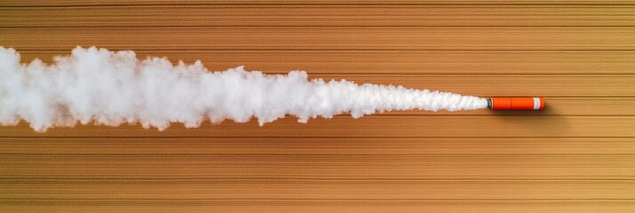 Poster - Aerial Agricultural Innovation Modern Drone Sprayer with Vapor Trail Over Farmland - Sustainable Farming Technology for Precision Agriculture and Environmental Efficiency
