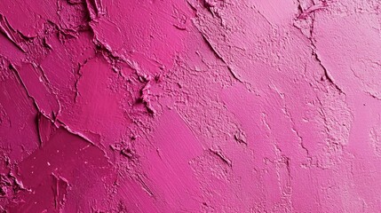 Wall Mural - Textured vibrant pink surface with a rich, layered appearance.