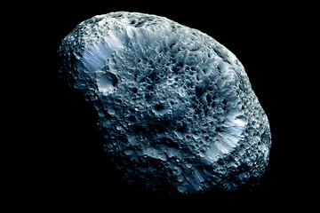 Wall Mural - asteroid in space, on a dark background. elements of this image furnished by nasa