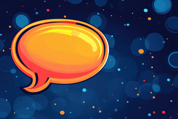 Wall Mural - speech bubble background