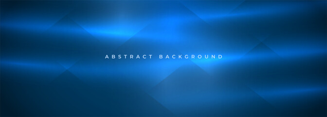 Aufkleber - Abstract blue background with geometric dynamic glowing diagonal lines. Modern trandy abstract blue background for business, corporate, brochure, banner, cover or poster. Vector illustration