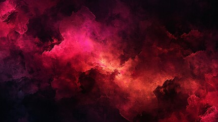 Wall Mural - a vibrant abstract digital background with swirling shades of deep purple and fiery red.