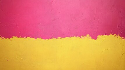 Wall Mural - vibrant pink and yellow abstract wall texture that adds a playful touch to any space.