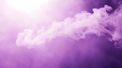 Wall Mural - mist particles softly suspended against a pastel lavender backdrop, bright lighting enhances clarity