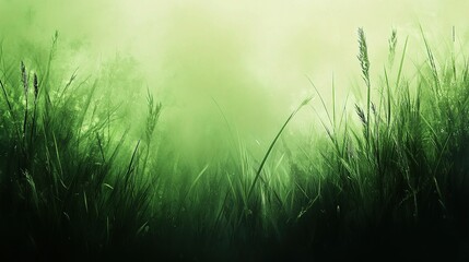 Wall Mural - Detailed Natural Grass Background with Vibrant Texture and Lines