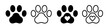 © DOBRYI VECHIR STUDYA - Paw Icon. Pet paw icon.