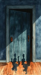 Wall Mural - The Closed Closet, Specific Phobias