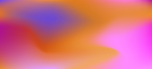 Wall Mural - Vibrant digital watercolor orange, pink and purple colors mesh gradient background. Abstract trendy colorful red and violet liquid wavy backdrop for ui design, banner, aesthetic poster