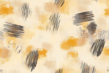 Canvas Print - Abstract Brushstrokes Pattern Design