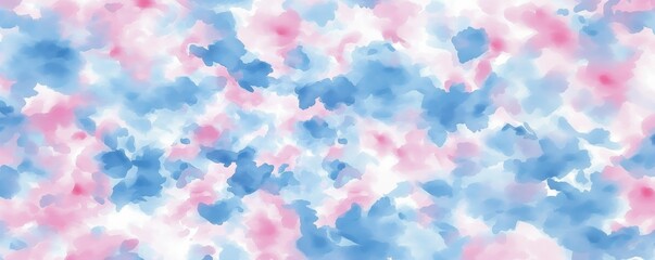 Wall Mural - abstract watercolor texture in pink and blue.