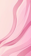 Wall Mural - pink abstract lines flowing gracefully, creating a sense of dynamic movement and softness, perfect f