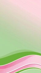 Wall Mural - pink and green gradient waves flowing across the frame create a dynamic and visually interesting abs