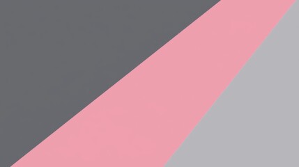 Wall Mural - geometric abstract background design featuring diagonal stripes in vibrant pink and soft gray, creat