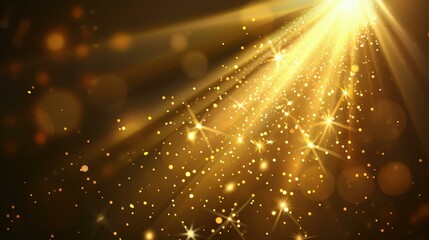 Wall Mural - brighten your holiday with a stunning glow light effect. perfect for christmas designs, add a festiv